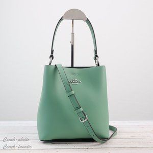 NWT Coach Small Town Bucket Bag Leather Crossbody
